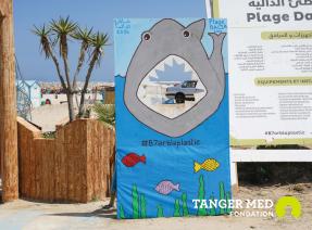 OPÉRATION DE SENSIBILISATION  ET D'ÉDUCATION À  L'ENVIRONNEMENT À LA PLAGE  DALIA