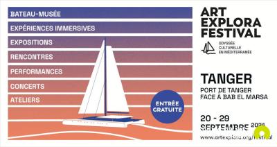 LE FESTIVAL ART EXPLORA : LE  PREMIER BATEAU-MUSÉE AU  MONDE S’INVITE À TANGER