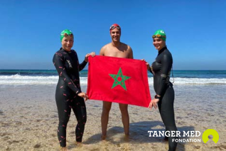 LA FONDATION TANGER MED ACCOMPAGNE LA TRAVERSÉE DE TROIS NAGEURS MAROCAINS AU DÉTROIT DE GIBRALTAR