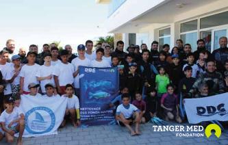 LA FONDATION TANGER MED  SE MOBILISE POUR LA PRÉSERVATION DE L'ENVIRONNEMENT MARIN DE  LA PLAGE DALIA
