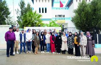 FONDATION TANGER MED: ORGANISATION D’UN ATELIER  DE SENSIBILISATION AU PROFIT  DES GESTIONNAIRES DES  ÉTABLISSEMENTS DAR TALIBA ET  DAR TALIB