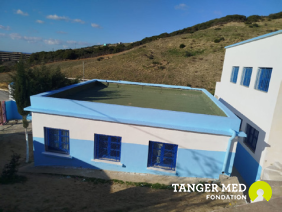 FONDATION TANGER MED: RÉHABILITATION DE L’ÉCOLE  PRIMAIRE OUED GHLALA POUR  DE MEILLEURES CONDITIONS DE  SCOLARISATION