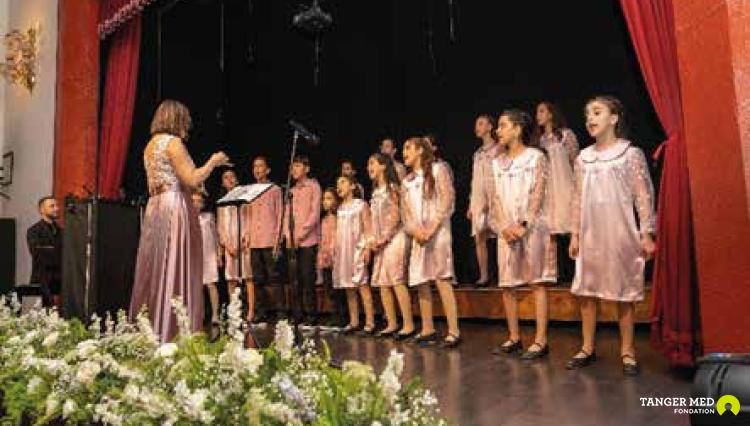 LES ENFANTS DE LA CHORALE DE MELLOUSSA SUR SCÈNE :  UN PARCOURS ARTISTIQUE SOUTENU PAR LA FONDATION TANGER MED